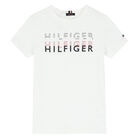 تيشيرت بالشعار باللون الأبيض للأولاد, 1, hi-res