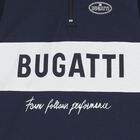 Boys Navy Blue & White Logo Polo Shirt, 1, hi-res