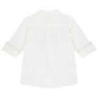 Boys White & Navy Blue Shorts Set, 3, hi-res