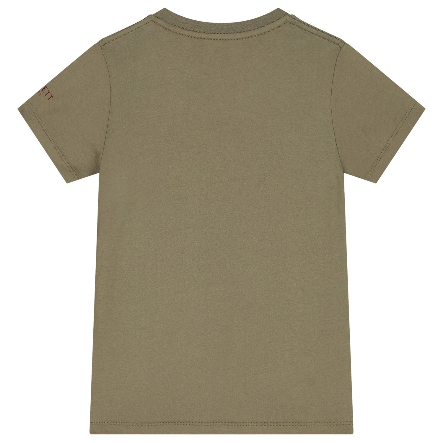 تيشيرت أولاد بالشعار باللون الأخضر, 1, hi-res