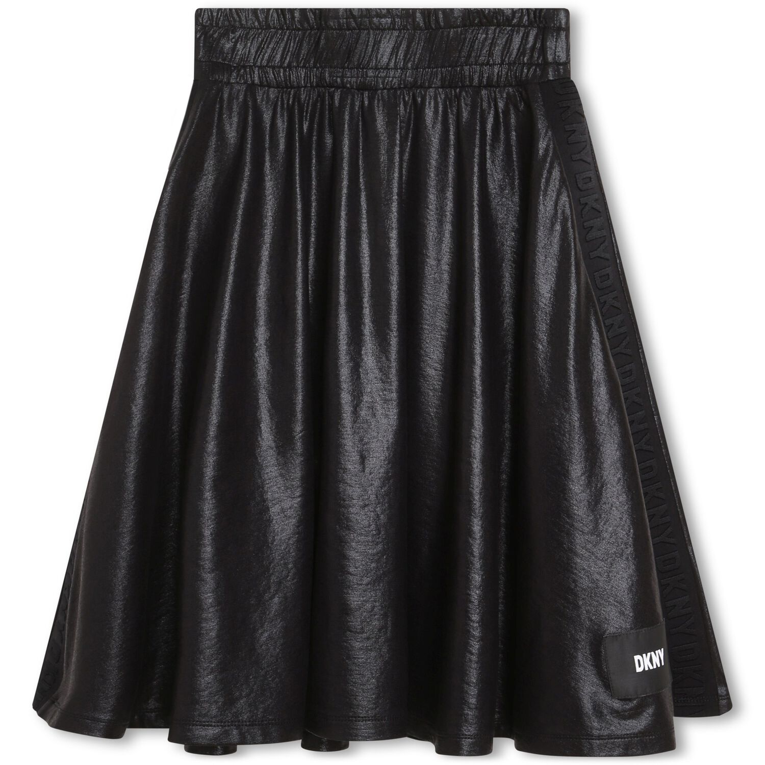 Girls Black Logo Skirt, 1, hi-res image number null