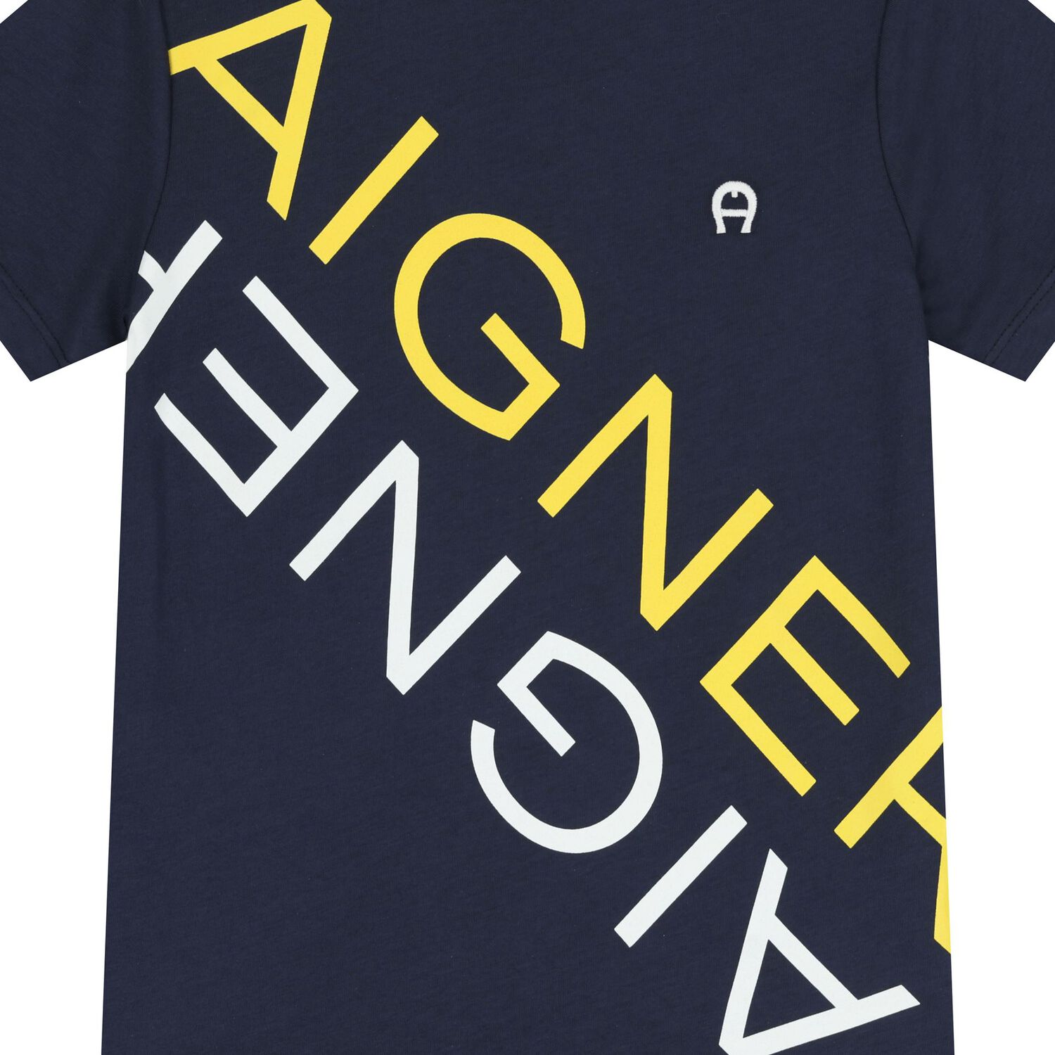 Boys Navy Blue Logo T-Shirt, 3, hi-res