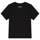 Boys Black Logo T-Shirt, 2, hi-res
