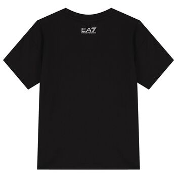 Boys Black Logo T-Shirt