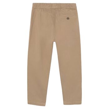 Boys Beige Joggers