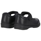 Girls Black Leather Shoes, 1, hi-res