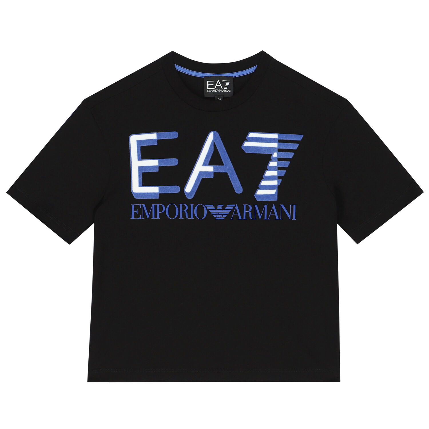 Boys Black Logo T-Shirt, 1, hi-res