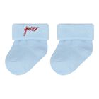 طقم ملابس داخلية للأطفال الرضع مزين بشعار دب تيدي باللونين الأزرق والأبيض, 2, hi-res