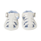 Baby Boys White Sandals, 2, hi-res
