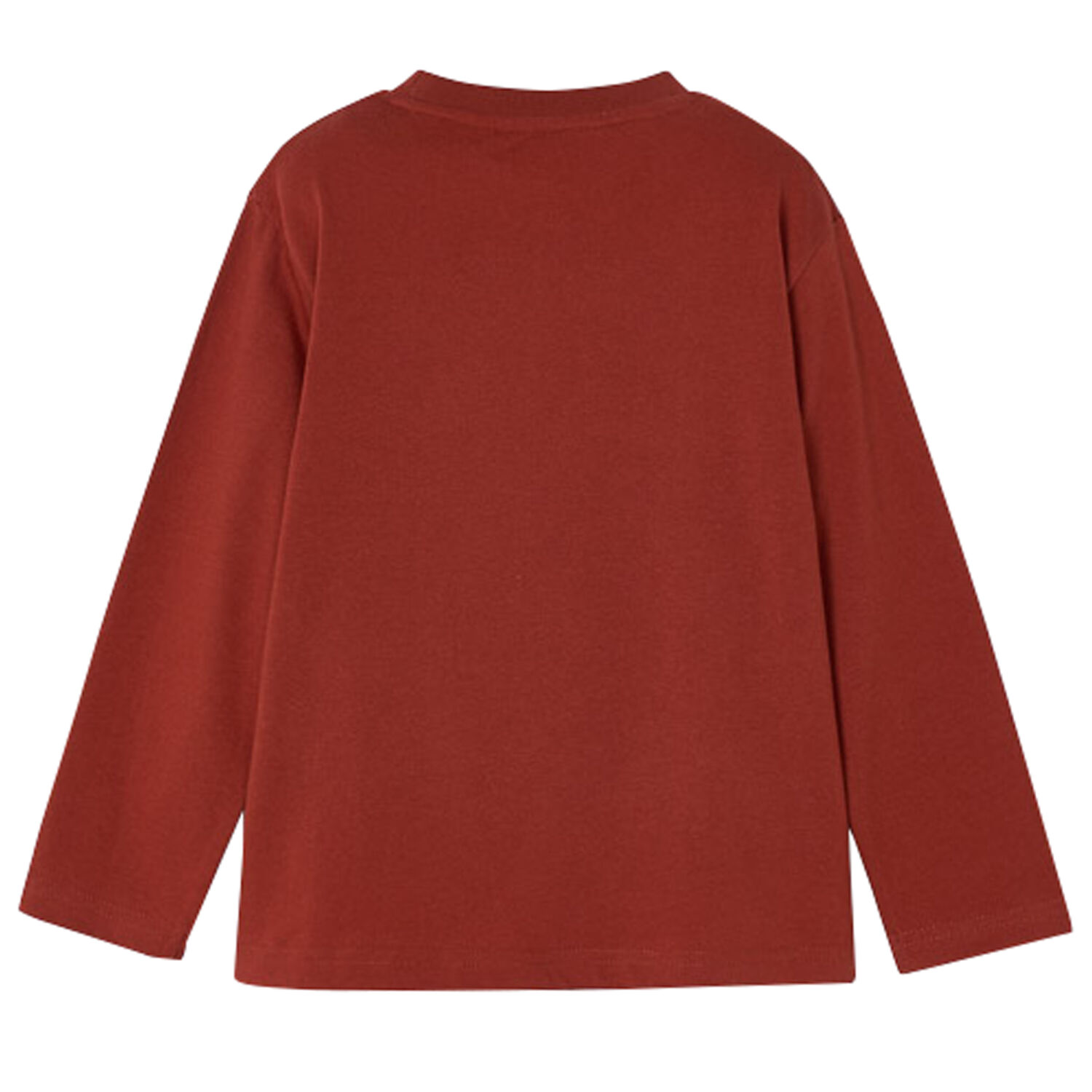 توب بأكمام باللون البرتقالي للأولاد , 1, hi-res