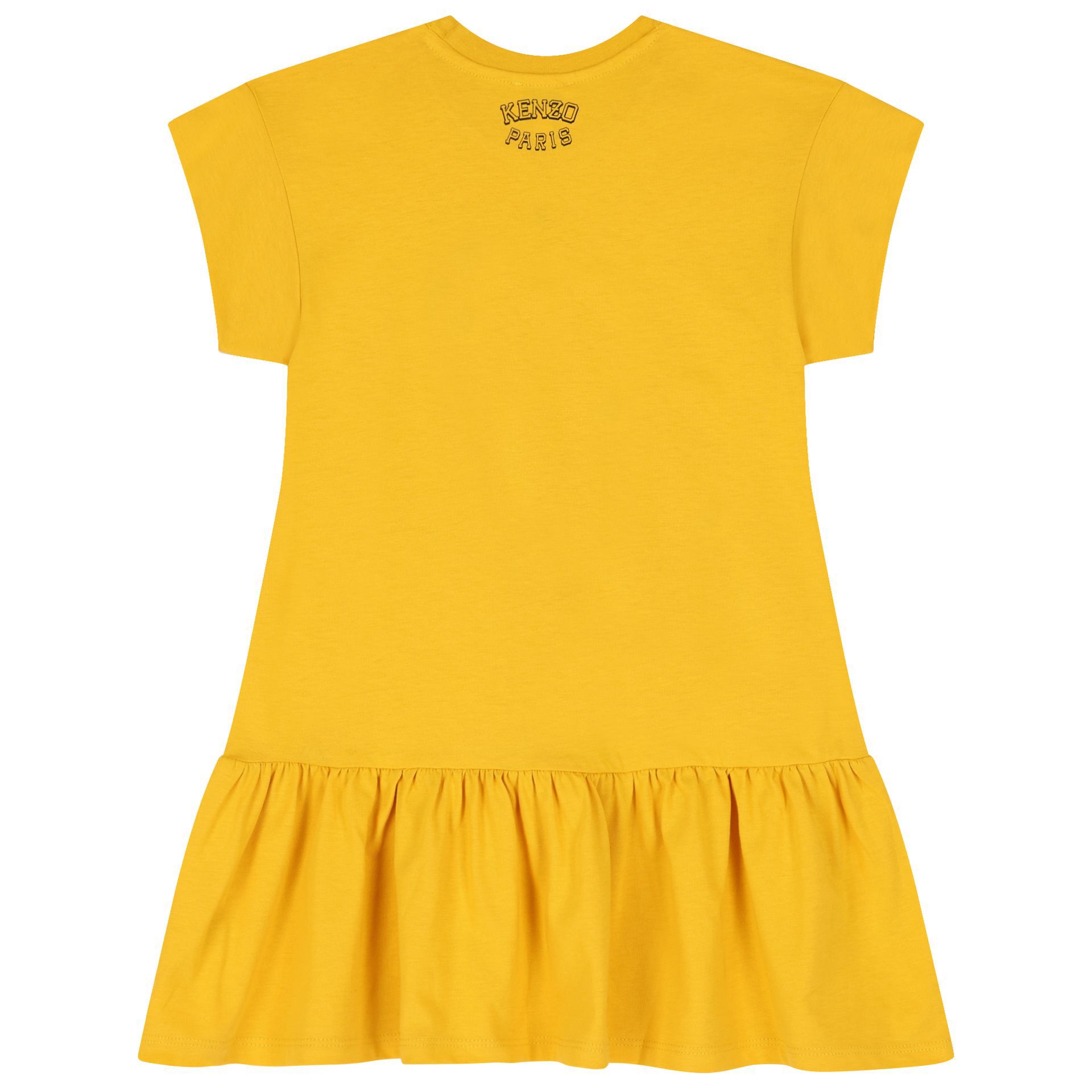 Yellow frock tiger girl outlet