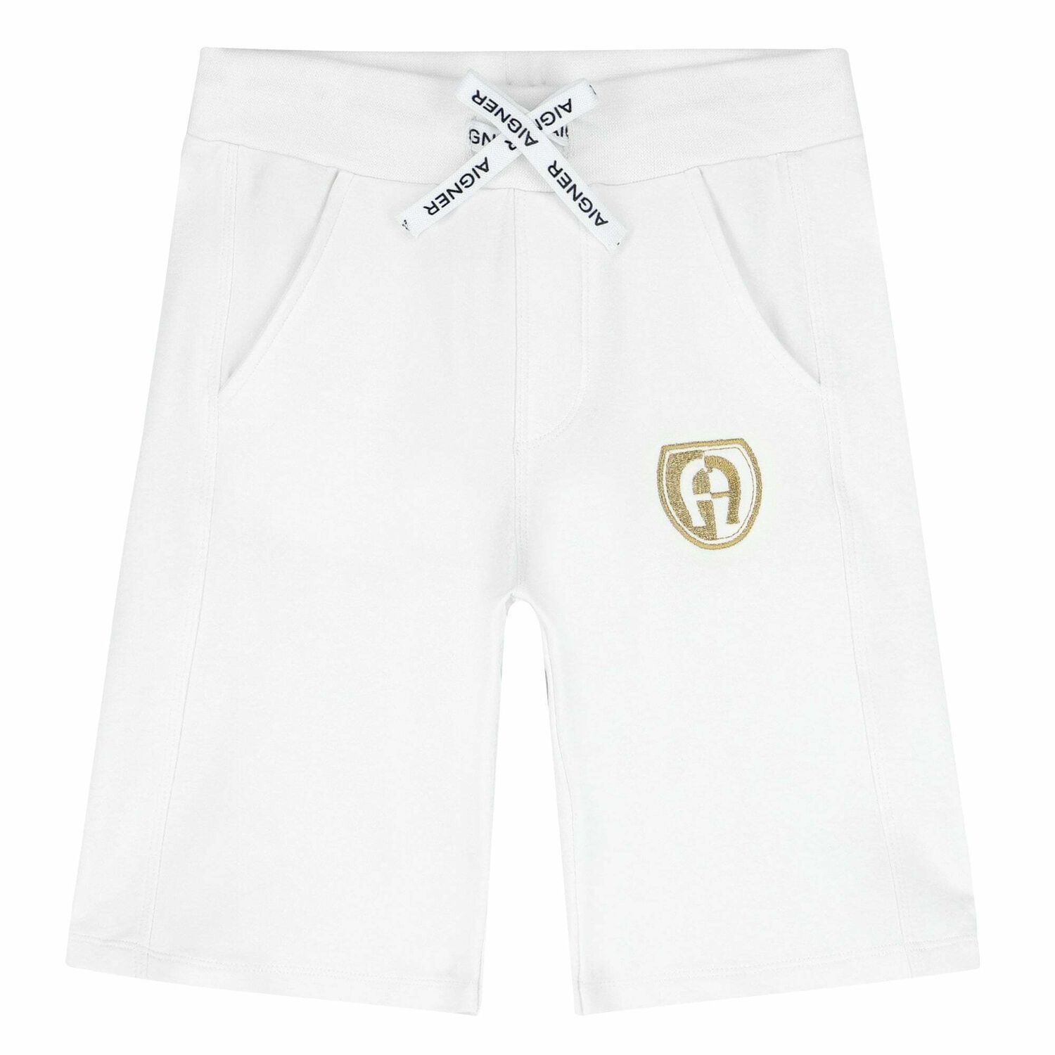 Boys White Logo Short, 1, hi-res image number null