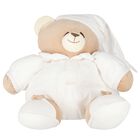 Beige & White Teddy Bear 35CM, 1, hi-res