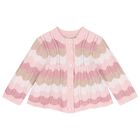 Baby Girls White & Pink Dungaree Gift Set, 1, hi-res