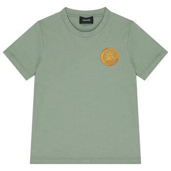 Boys Green Medusa T-Shirt