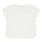 طقم شورت بيج وأبيض للأولاد الصغار, 1, hi-res