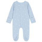 Baby Boys Blue & White Babygrow Gift Set, 3, hi-res