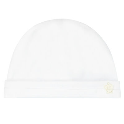 Baby White Cotton Hat