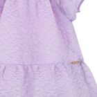 فستان بنات بطبقات باللون الأرجوانى, 1, hi-res