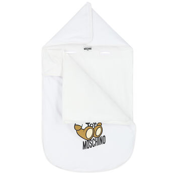 White Teddy Bear Logo Baby Nest
