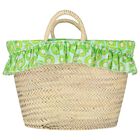 حقيبة بنات للشاطئ بطبعة باللون البيج, 1, hi-res