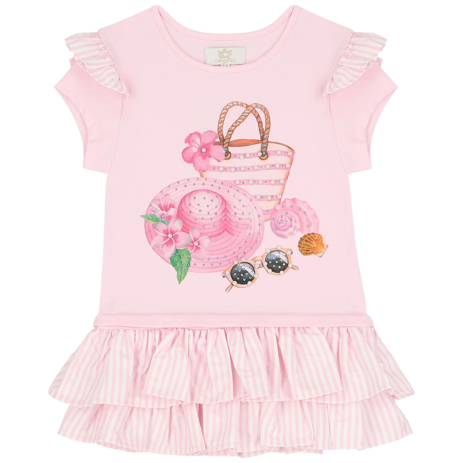 طقم بنات ليغنز مزين باللون الوردي, 1, hi-res image number null