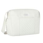 Ivory Quilted Baby Changing Bag, 4, hi-res
