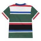  طقم شورت مخطط باللون الأزرق للأولاد, 1, hi-res