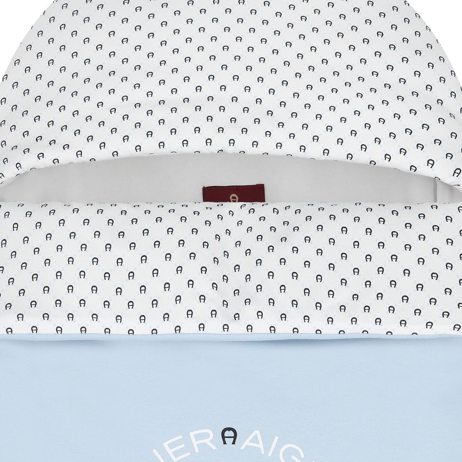 Baby Boys Blue & White Logo Nest, 2, hi-res