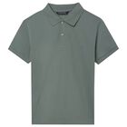 Boys Green Polo Shirt, 4, hi-res