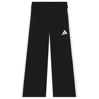 Girls Black Logo Trousers