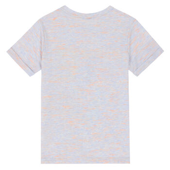 تيشيرت بالشعار متعدد الألوان للبنات