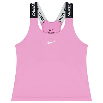 Girls Pink Logo Top