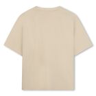 Boys Beige Logo T-Shirt, 1, hi-res