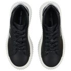 Girls Black Logo Trainers, 1, hi-res