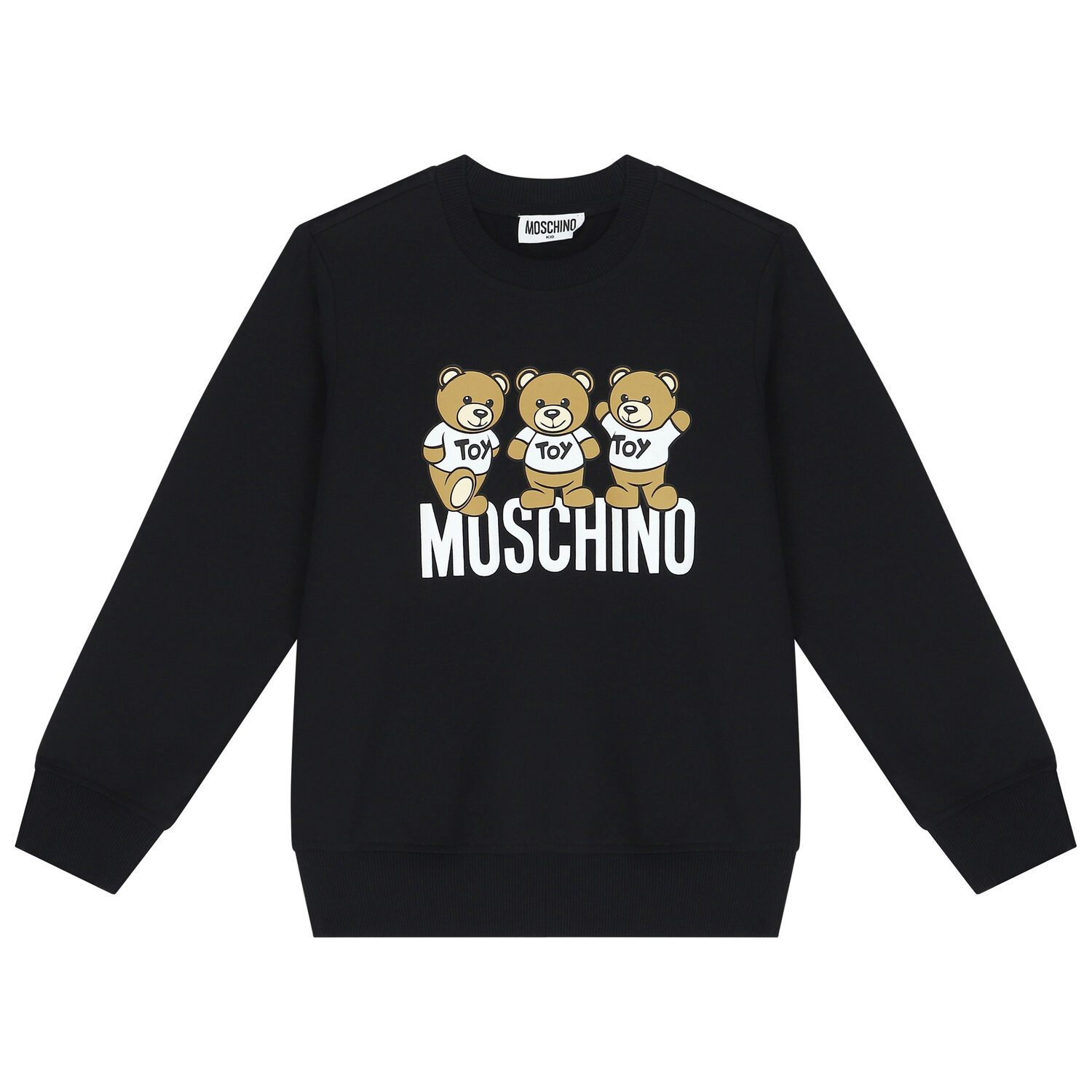 Black Teddy Bear Logo Tracksuit, 1, hi-res