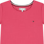 Girls Pink Logo Dress, 1, hi-res