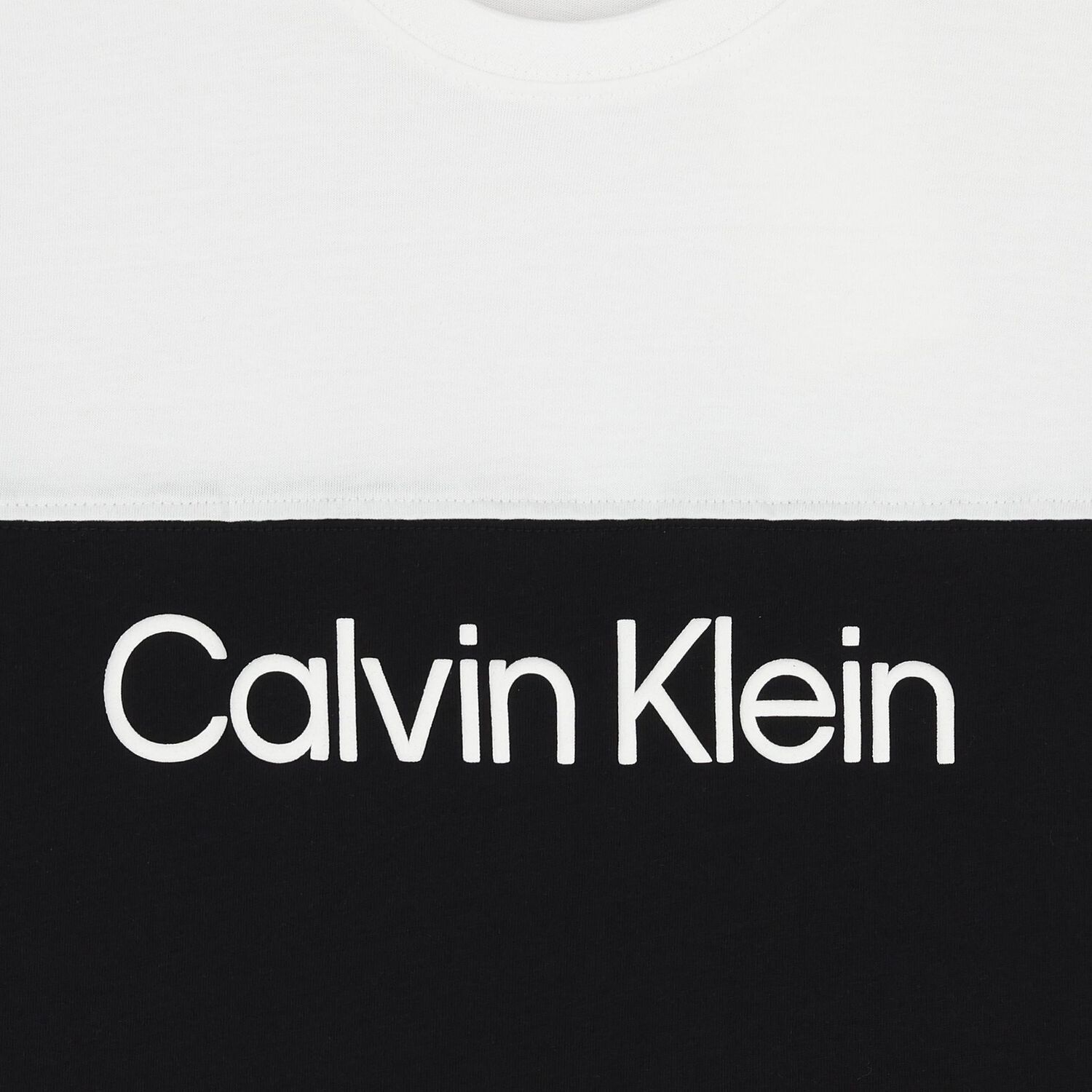 تي شيرت بشعار أبيض وأسود للأولاد, 1, hi-res