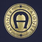 Baby Boys Navy & Gold Logo Blanket, 3, hi-res