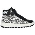 Black & White Logo Trainers, 1, hi-res