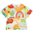Boys Multi-Coloured Logo T-Shirt, 1, hi-res