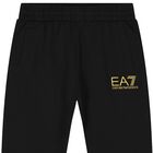 Boys Black Logo Joggers, 2, hi-res