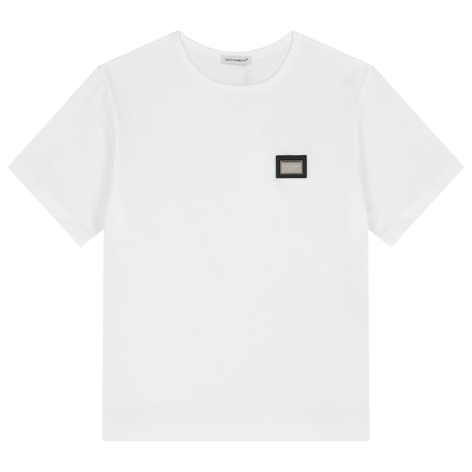 Boys White Logo T-Shirt, 1, hi-res