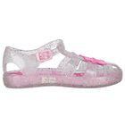 Girls Pink Jelly Sandals, 1, hi-res