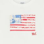 Girls White Flag T-Shirt, 1, hi-res