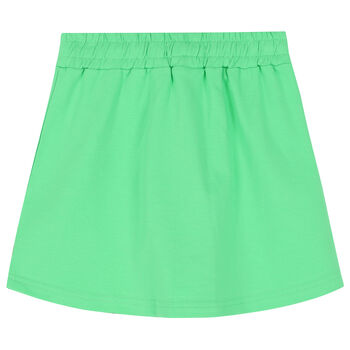Girls Green Logo Skirt