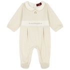Ivory Logo Babygrow, 1, hi-res