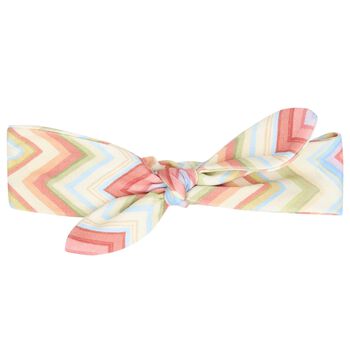 Baby Girls Multi-Coloured Zig Zag Bow Headband