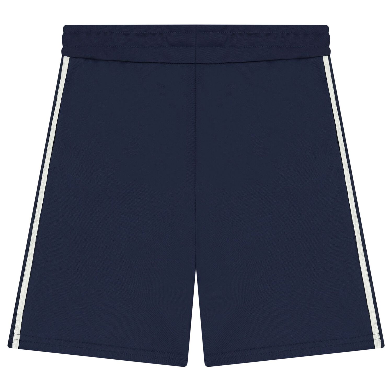 Navy Blue Tiger Logo Shorts, 1, hi-res