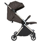Brown & Black Logo Stroller, 1, hi-res